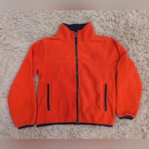 NAUTICA Boys Red Fleece Jacket